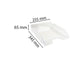 Vaschetta portacorrispondenza Exacompta ECOTRAY Office plastica A4+ cristallo 12323D