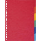 Intercalari in carta Exacompta 6 tasti colori vivaci cartoncino riciclato A4 220 g/mq - 2006E