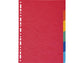 Intercalari in carta Exacompta 6 tasti colori vivaci cartoncino riciclato A4 220 g/mq - 2006E