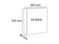 Raccoglitore personalizzabile Exacompta A4 maxi Kreacover® bianco 4 anelli a D 60 mm - 51945E