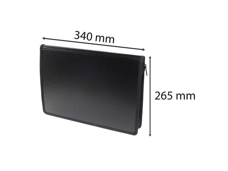 Cartella per conferenze Exacompta EXAWALLET con calcolatrice EXACTIVE A4 nero - 55534E