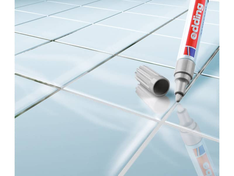 Marcatore per fughe edding 8200 punta conica 2-4 mm bianco 4-8200-1-4049