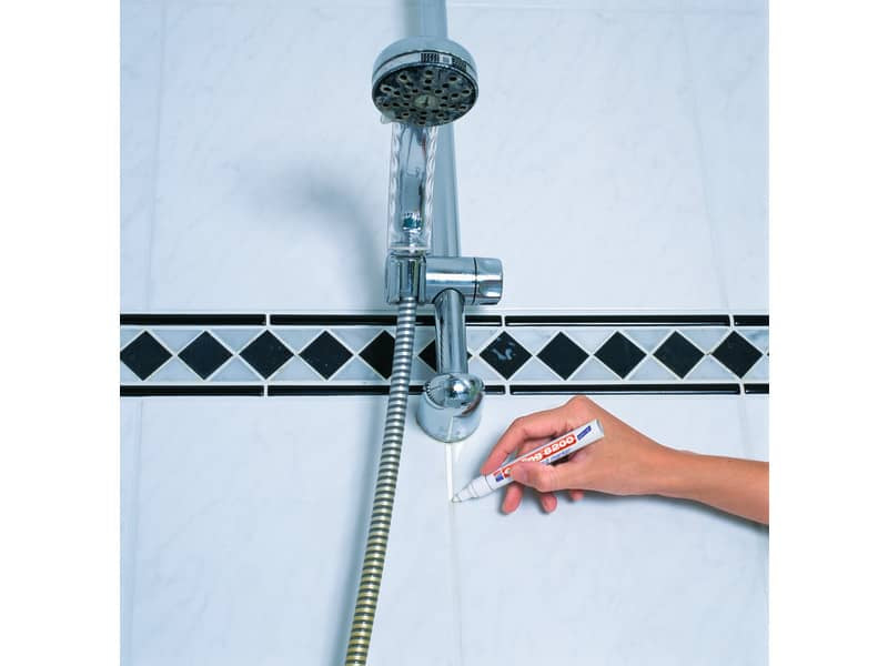 Marcatore per fughe edding 8200 punta conica 2-4 mm bianco 4-8200-1-4049