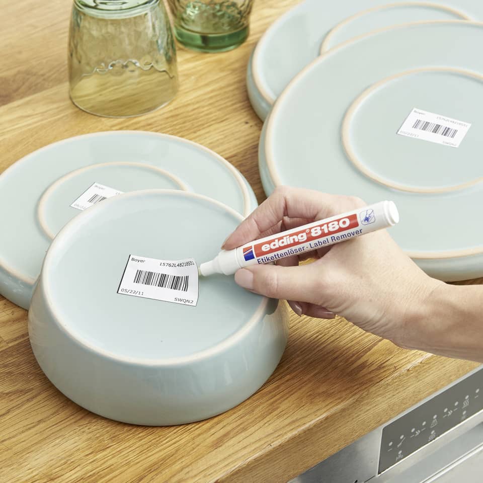 Rimuovi etichette edding  4-8180-1-4