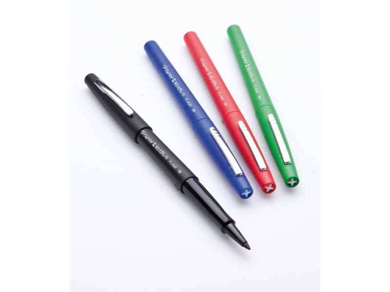 Penna punta fibra Flair/Nylon Paper Mate Flair/Nylon M 1,1 mm assortiti (nero, blu, rosso, verde)  set da 4 - S0917670