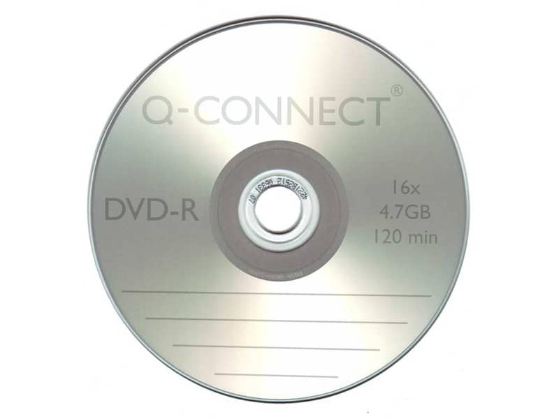 DVD-R Q-Connect Spindle 16x 120 min non stampabile conf.da 25 pezzi - KF00255