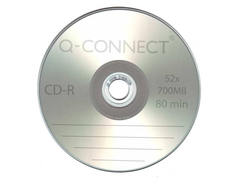 CD-R Q-Connect Slimline Jewel Case 700 MB 80 min 52X conf. da 10 pezzi - KF00419