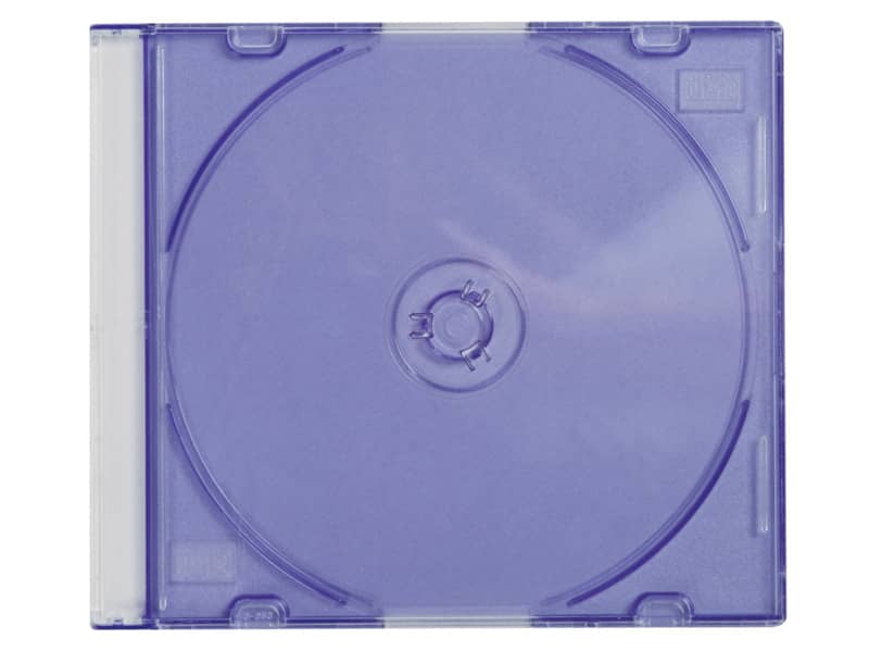 Porta CD/DVD Q-Connect Slim Case standard sp. 5 mm colori assortiti conf. 25 pezzi - KF04384