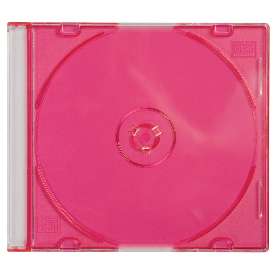 Porta CD/DVD Q-Connect Slim Case standard sp. 5 mm colori assortiti conf. 25 pezzi - KF04384
