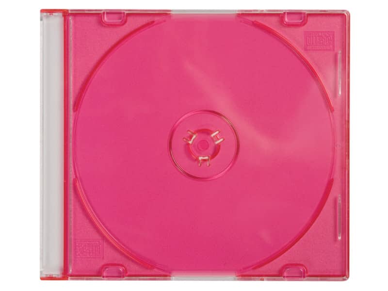 Porta CD/DVD Q-Connect Slim Case standard sp. 5 mm colori assortiti conf. 25 pezzi - KF04384