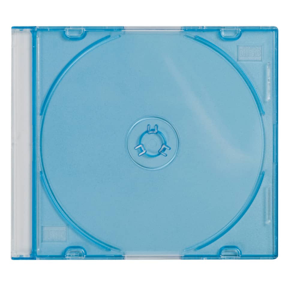 Porta CD/DVD Q-Connect Slim Case standard sp. 5 mm colori assortiti conf. 25 pezzi - KF04384