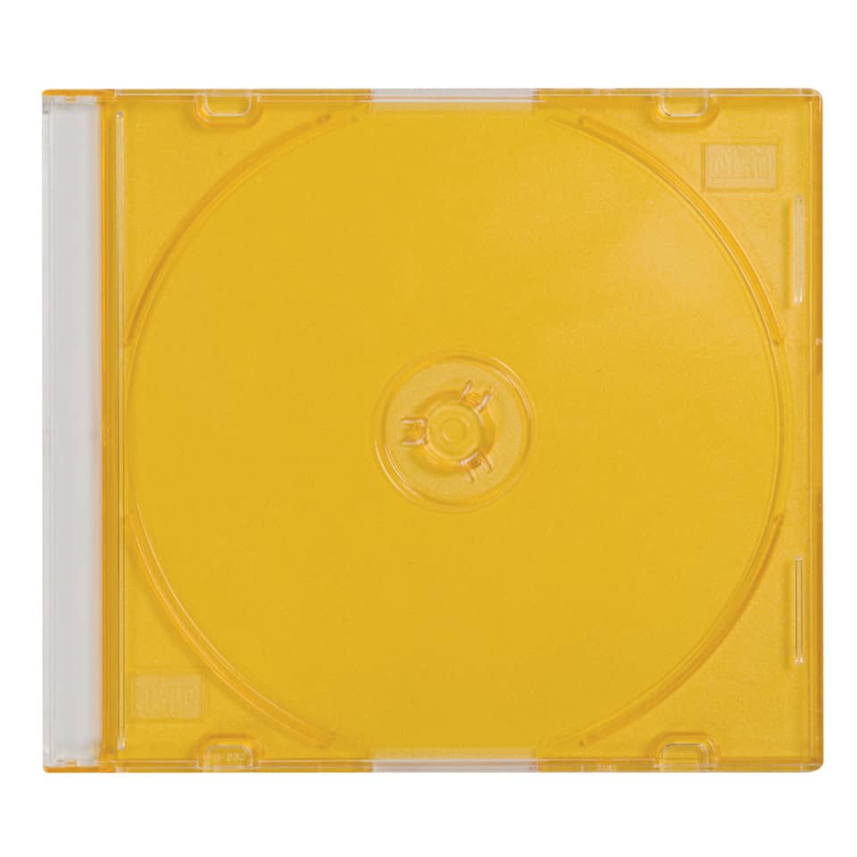 Porta CD/DVD Q-Connect Slim Case standard sp. 5 mm colori assortiti conf. 25 pezzi - KF04384