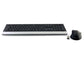 Set tastiera e mouse wireless Media Range serie highline QWERTZ, nero/argento - MROS105