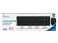 Set tastiera e mouse wireless Media Range serie highline QWERTZ, nero/argento - MROS105
