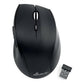 Mouse ottico Media Range 5 pulsanti, serie highline, wireless 1600 dpi nero MROS208