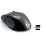 Mouse ottico Media Range 5 pulsanti, serie highline, wireless 1600 dpi carbonio/nero - MROS207