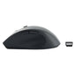 Mouse ottico Media Range 5 pulsanti, serie highline, wireless 1600 dpi carbonio/nero - MROS207