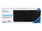Tastiera Media Range multimediale con filo nera, QWERTZ MROS102