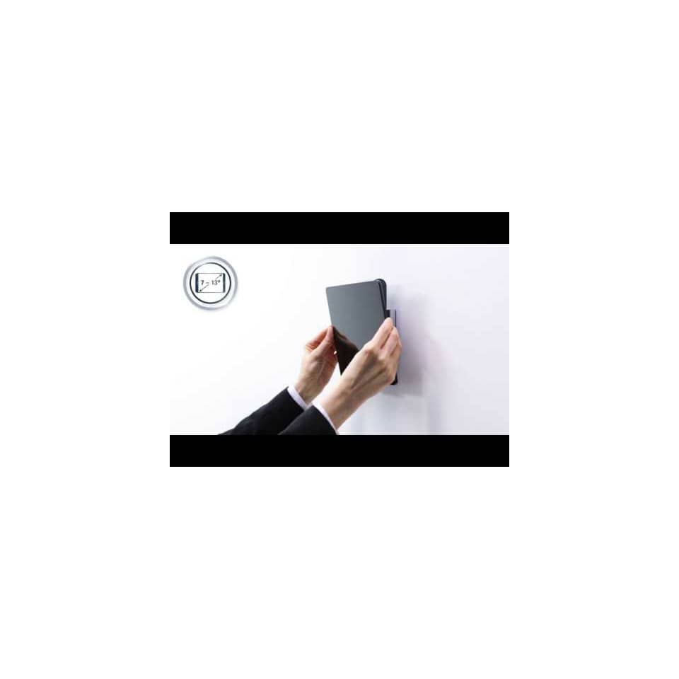 Porta tablet da muro DURABLE per tablet da 7" a 13" argento metallizzato 8,5x5x18cm - 893323