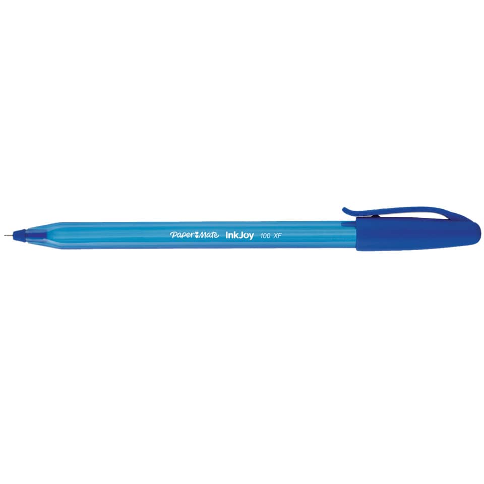 Penna a sfera stick Paper Mate Inkjoy 100 CAP ULV M 1 mm blu S0957130