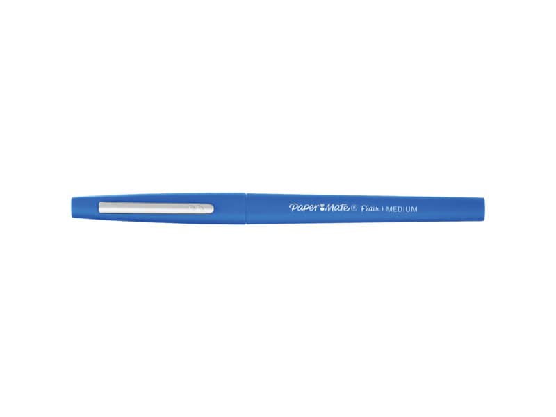 Penne punta fibra Paper Mate Flair/Nylon M 1,1 mm blu special pack 36 pezzi - 2077175