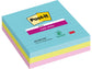 Foglietti riposizionabili Post-it® Super Sticky Miami a righe assortiti conf. 3 blocchetti da 70 ff - 675-3SSMIA