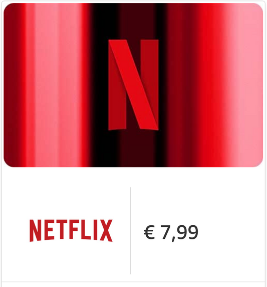 Netflix STD 1 Mese Abbonamento